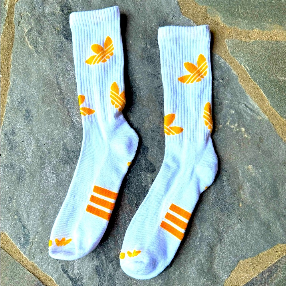 adidas Unisex Originals Remix Crew Socks-Yellow